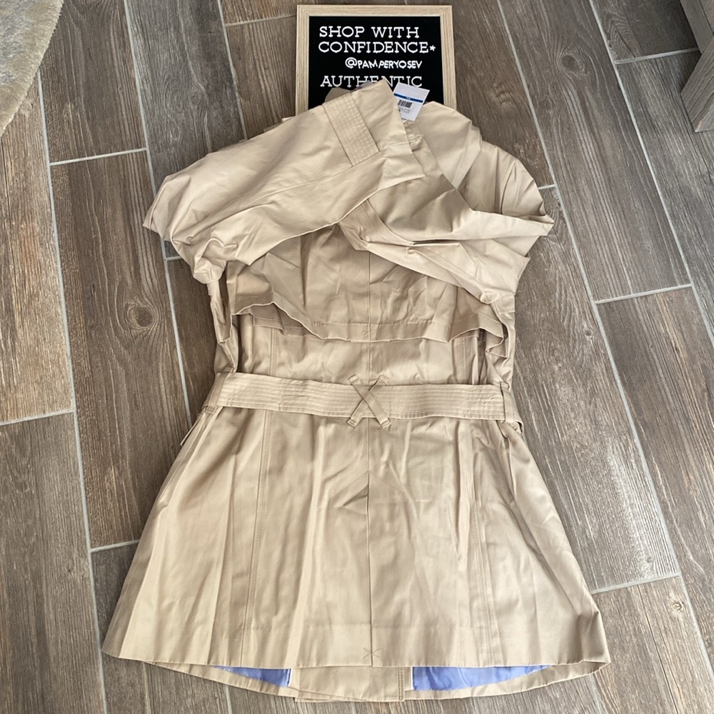 London Fog Women's Double-Breasted Hooded Trench Rainco - Picture 8 of 12